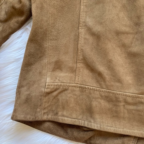 All Saints Chine Suede Jacket - Picture 9 of 15